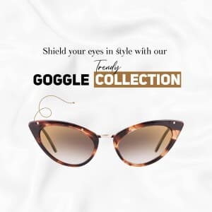 Goggles promotional post