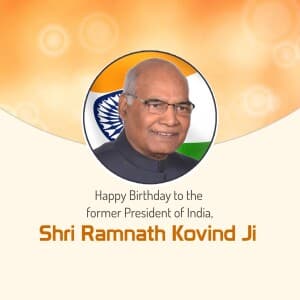 Ramnath Kovind Birthday graphic