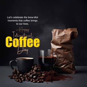 International Coffee Day - UK illustration