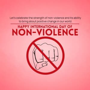 International Day of Non-Violence - UK image