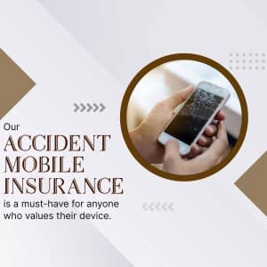 Mobile insurance marketing poster