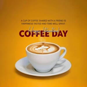 International Coffee Day - UK event poster
