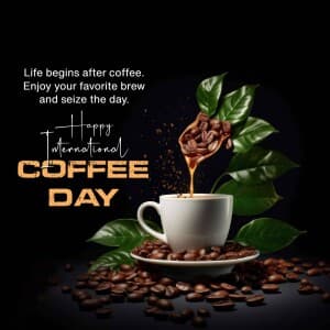 International Coffee Day - UK post