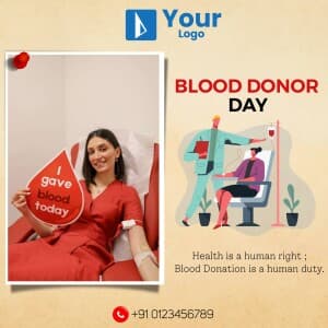 Blood Donation Day Templates poster