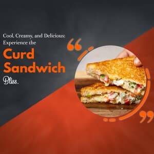 Sandwich promotional post