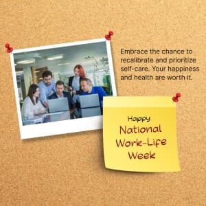 National Work Life Week - UK image