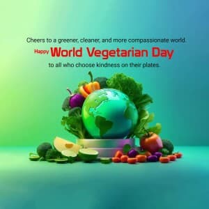 World Vegetarian Day - UK poster