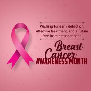 Breast Cancer Awareness Month - UK graphic