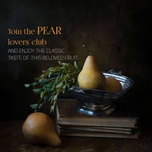 Pear poster