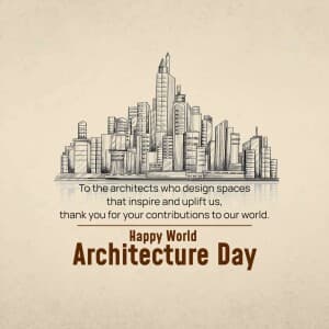 World Architecture Day - UK graphic