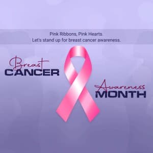 Breast Cancer Awareness Month - UK flyer