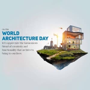 World Architecture Day - UK poster