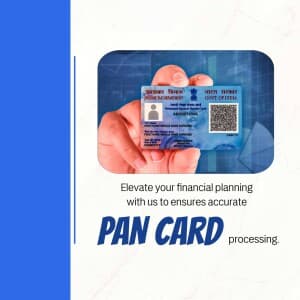 PAN Card marketing poster