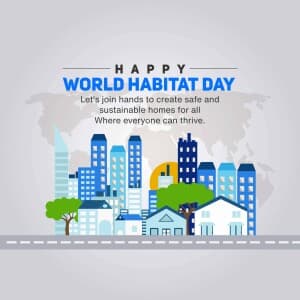 World Habitat Day - UK poster