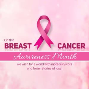 Breast Cancer Awareness Month - UK poster