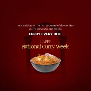 National Curry Week - UK poster