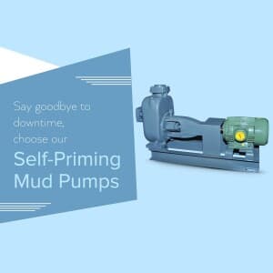 Self priming Mud Pumps poster