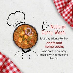 National Curry Week - UK event poster