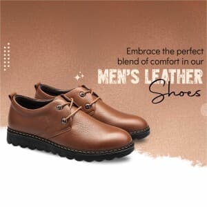 Gents Leather Footwear template
