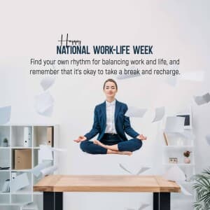 National Work Life Week - UK poster