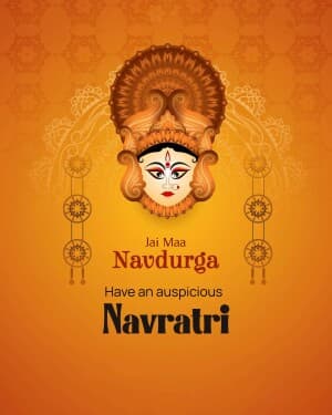 Navratri marketing flyer