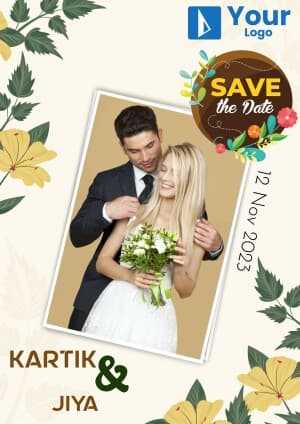 Save The Date (A4) banner