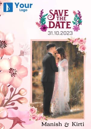 Save The Date (A4) poster