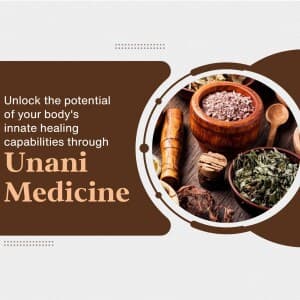 Unani marketing poster