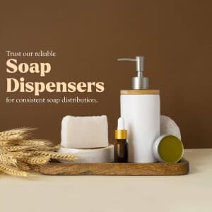 Soap dispenser flyer