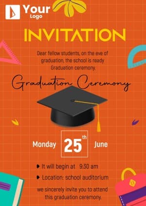 Invitation marketing poster