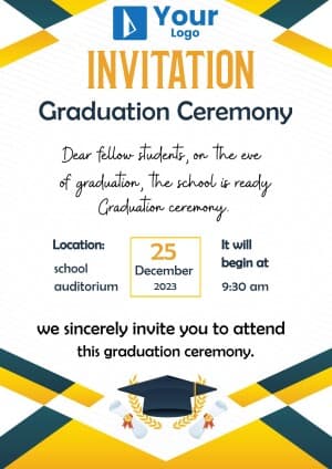 Graduation Ceremony banner