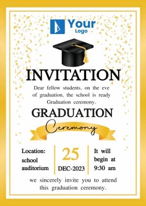 Graduation Ceremony flyer