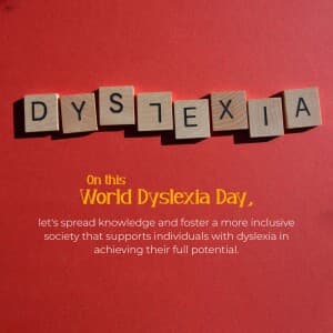 World Dyslexia Day - UK graphic