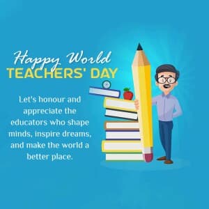 World Teachers' Day - UK graphic