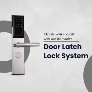 Door Latch Lock System banner