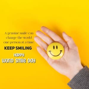 World Smile Day - UK illustration