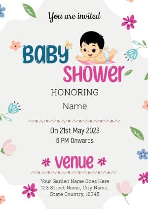 Baby Shower custom template