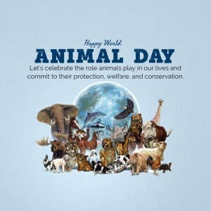 World Animal Day - UK graphic