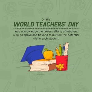 World Teachers' Day - UK poster