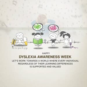 Dyslexia Awareness Week - UK illustration