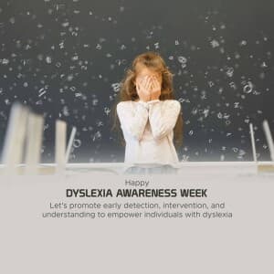 Dyslexia Awareness Week - UK graphic