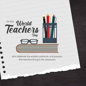 World Teachers' Day - UK flyer