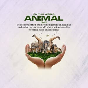 World Animal Day - UK event poster