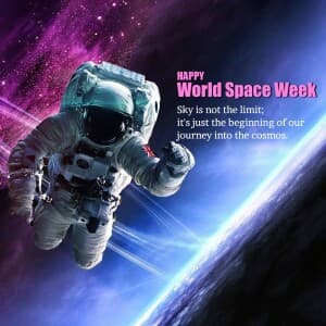 World Space Week - UK banner