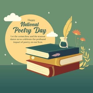 National Poetry Day - UK illustration