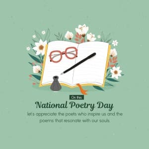 National Poetry Day - UK graphic