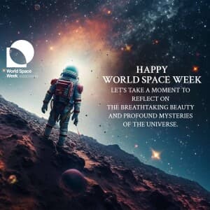 World Space Week - UK poster