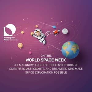 World Space Week - UK post