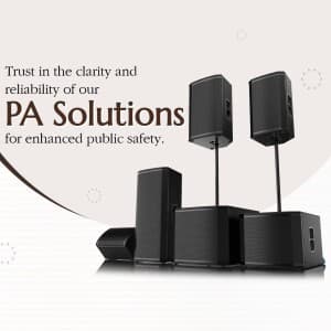 PA System business banner