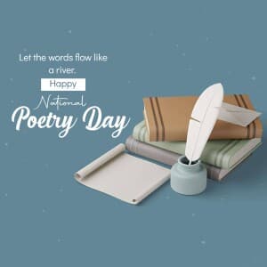 National Poetry Day - UK flyer